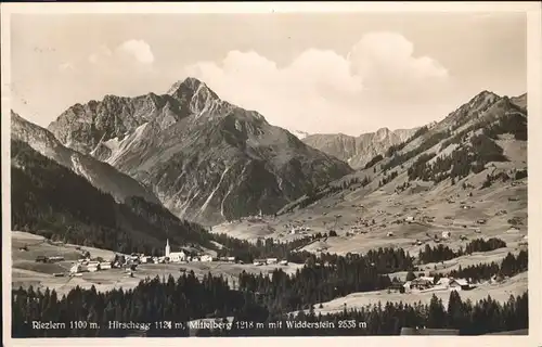 Riezlern Kleinwalsertal Vorarlberg Hirschegg Mittelberg Widderstein / Mittelberg /Bregenz