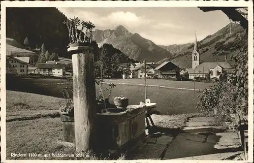 Riezlern Kleinwalsertal Vorarlberg Widderstein Brunnen / Mittelberg /Bregenz