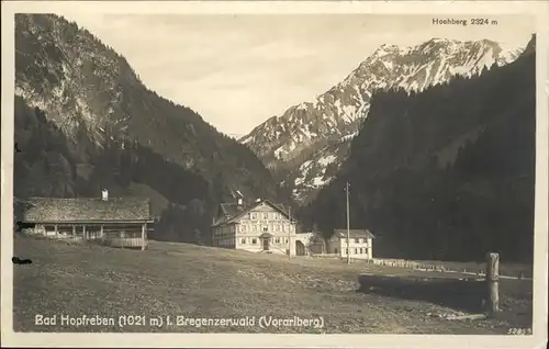 Bad Hopfreben  / Schoppernau /Bludenz-Bregenzer Wald