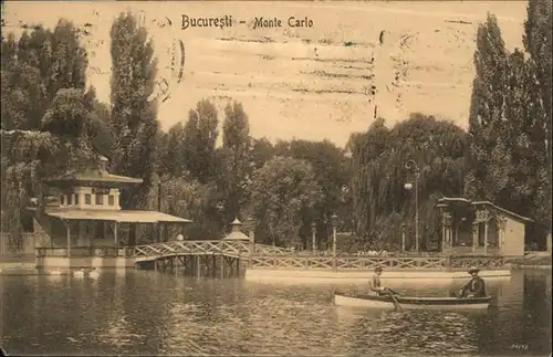 Bucuresti Monte Carlo Boot Bruecke / Rumaenien /