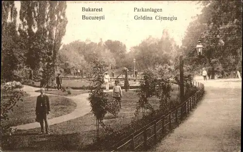 Bukarest Parkanlagen / Rumaenien /