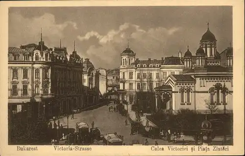 Bukarest Victoria Strasse  / Rumaenien /