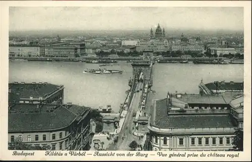 Budapest Bruecke Dampfer / Budapest /