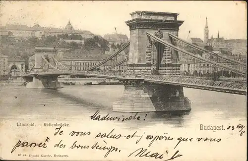 Budapest Kettenbruecke / Budapest /