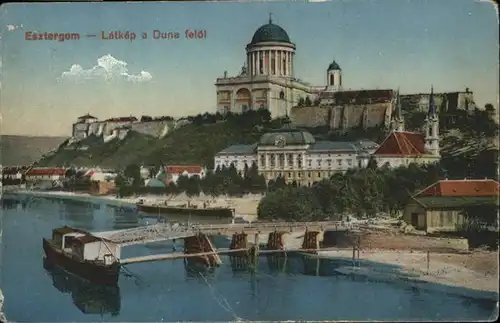 Esztergom Latkep Duna feloel / Esztergom /