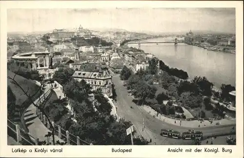 Budapest Burg Strassenbahn / Budapest /