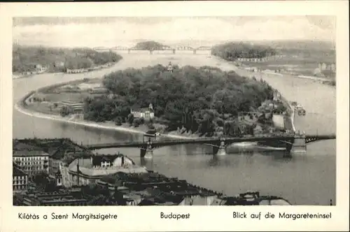 Budapest Margareteninsel Bruecke / Budapest /