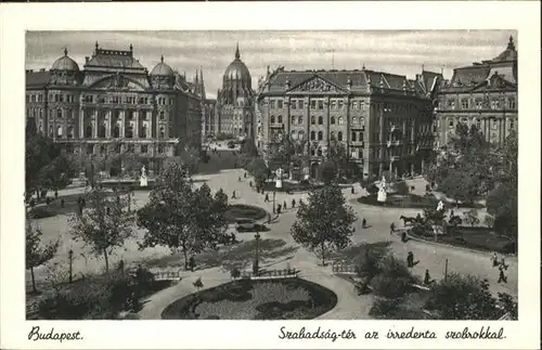 Budapest Freiheitsplatz Irredentendenkmal / Budapest /