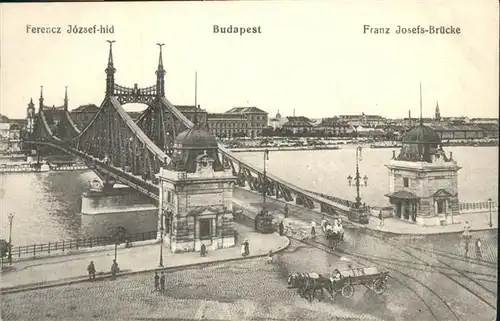 Budapest Franz Josefsbruecke / Budapest /