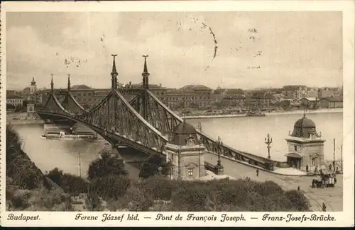 Budapest Franz Josefsbruecke / Budapest /