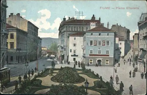 Fiume Piazza Elisabetta / Rijeka /Hrvatska