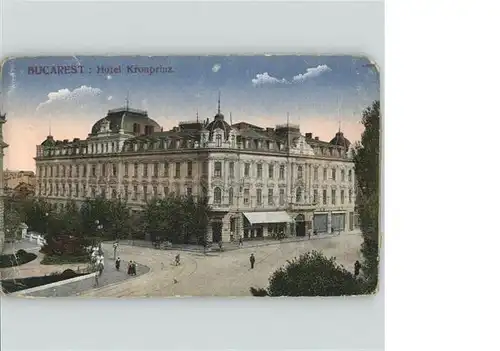 Bukarest Hotel Kronprinz / Rumaenien /