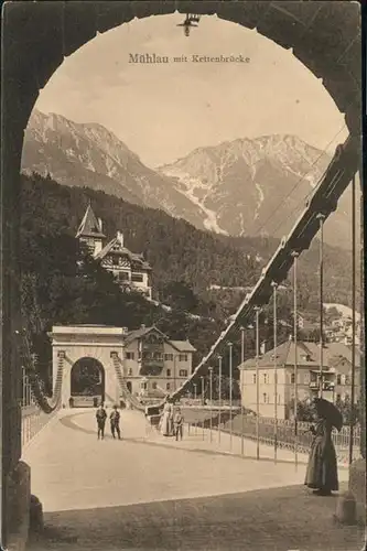 Muehlau Tirol Ketttenbruecke / Innsbruck /Innsbruck