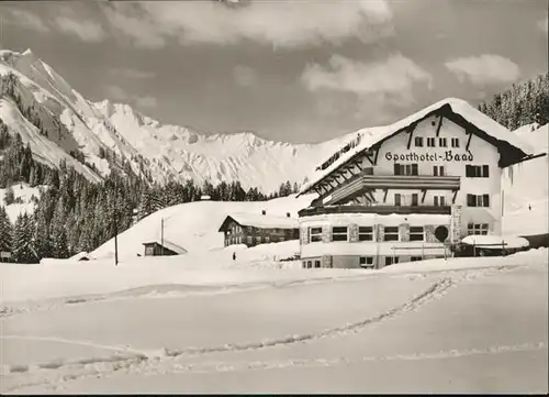 Baad Mittelberg Kleinwalsertal Alpen-Sporthotel Baad / Mittelberg /