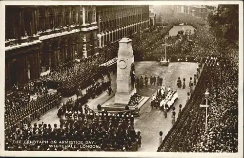 London Armistice Day Whitehall / City of London /Inner London - West