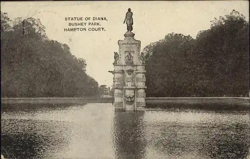 London Statue of Diana Bushey Park Hampton Court / City of London /Inner London - West