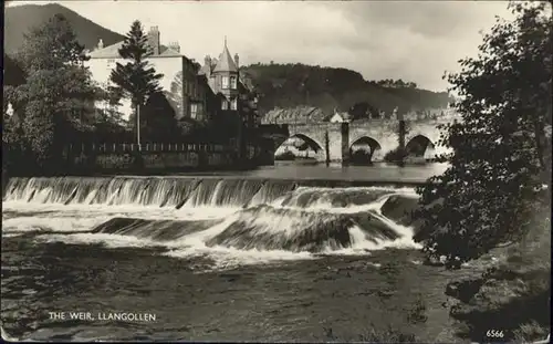 Llangollen Bruecke Weir / Denbighshire /Conwy and Denbighshire