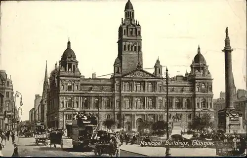 Glasgow Municipal Buildings Kutsche  / Glasgow City /Glasgow City