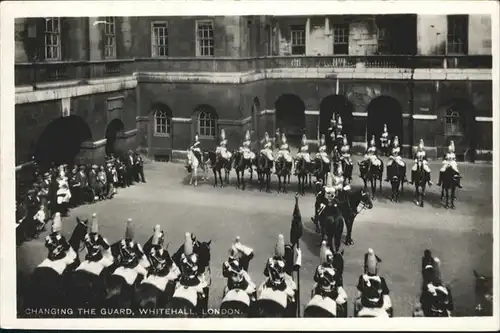 London Changing Guard Ehitehall  / City of London /Inner London - West