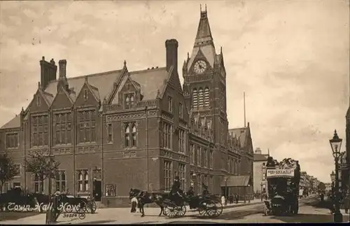 Brighton Hove Town Hall Kutsche  / Brighton and Hove /Brighton and Hove