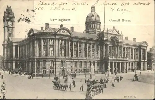 Birmingham Council House Kutsche  / Birmingham /Birmingham