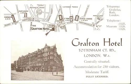 London Grafton Hotel  / City of London /Inner London - West