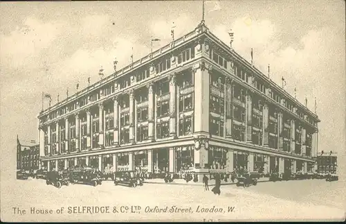 London House of Selfridge Oxford Street  / City of London /Inner London - West