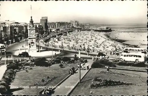 Margate UK Clock Tower and Sands / Thanet /Kent CC