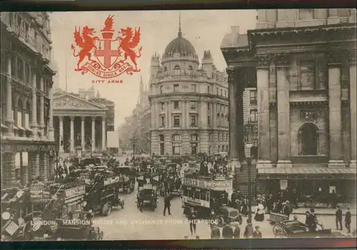 London Mansion House
Exchange from Cheapside / City of London /Inner London - West