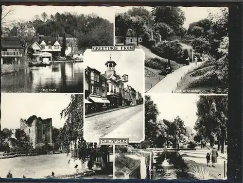 Guildford River, Castle Grounds, Wey Navigation / Guildford /Surrey