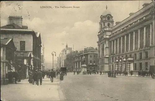 London Parliament Street / City of London /Inner London - West