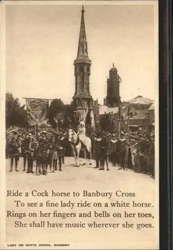 London Banbury Cross
Ride a Cock Horse (poem) / City of London /Inner London - West