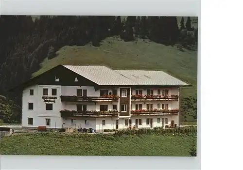 Mittelberg Kleinwalsertal Gaestehaus Wildbach / Oesterreich /