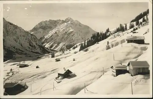 Mittelberg Kleinwalsertal Widderstein / Oesterreich /