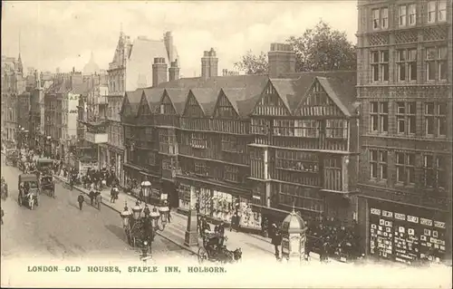 London Old Houses
Staple Inn
Holborn / City of London /Inner London - West