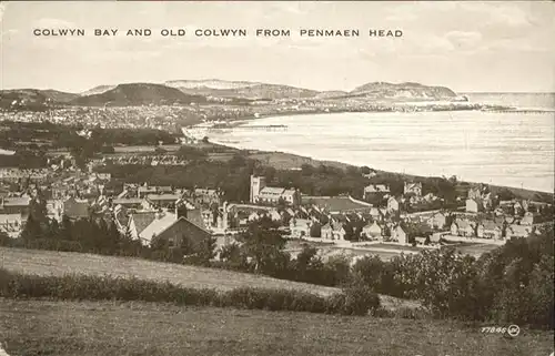 Colwyn Colwyn Bay
Old Colwyn, Penmaen Head / Conwy /Conwy and Denbighshire
