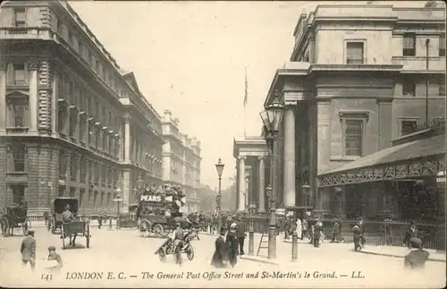 London General Post Office
St- martin`s Le Grand / City of London /Inner London - West