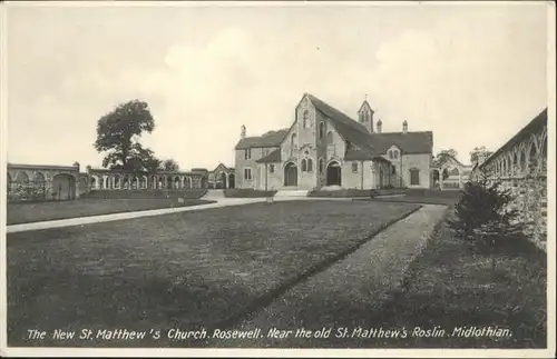 Midlothian Scotland New St. Mathew`s Church
Rosewell, Roslin / Midlothian /East Lothian and Midlothian