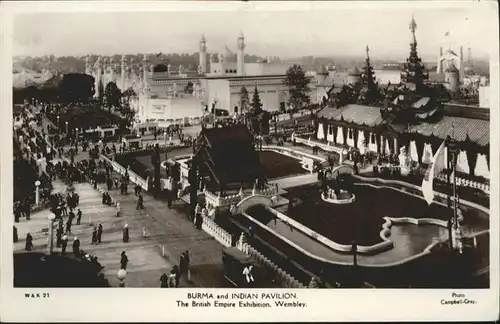 Wembley Burma and Indian Pavillion
Britisch Empire Exhibition / Brent /Outer London - West and North West