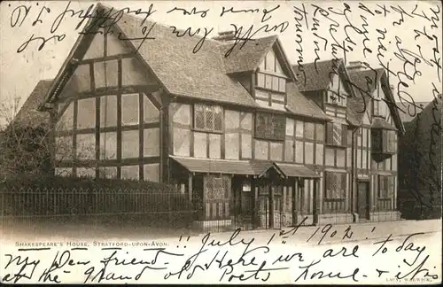 Stratford-on-Avon Shakespeare`s House / Stratford-on-Avon /Warwickshire