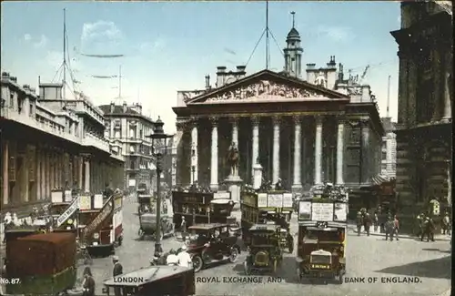 London Royal Exchange
Bank of England / City of London /Inner London - West