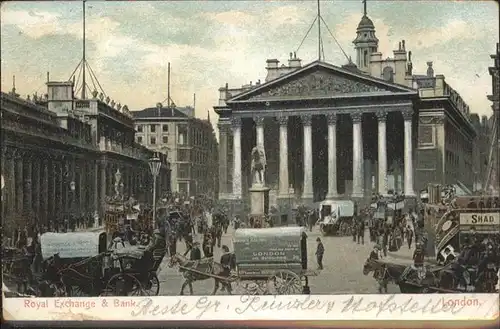 London Royal Exchange
bank of England / City of London /Inner London - West
