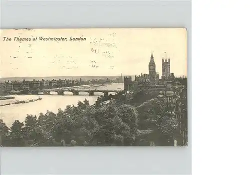 London Thames
Westminster / City of London /Inner London - West