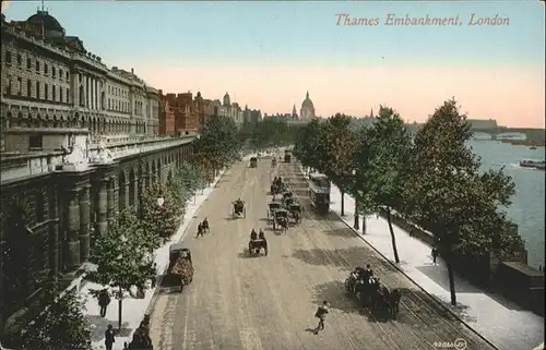 London Thames Embankment / City of London /Inner London - West