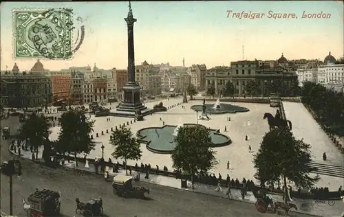 London Trafalgar Square Kutsche / City of London /Inner London - West