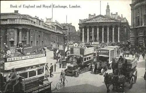 London Bank of England Royal Exchange Kutsche / City of London /Inner London - West