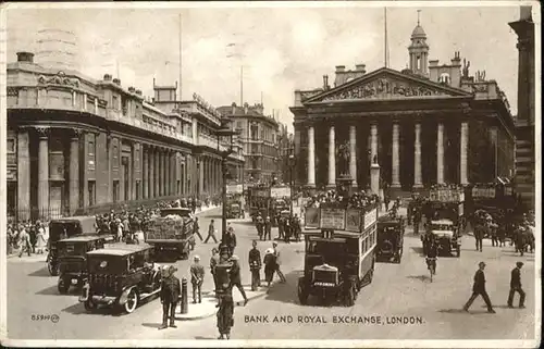 London Bank and Royal Exchange  / City of London /Inner London - West