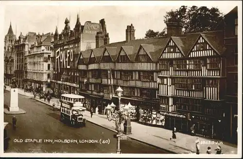 London Old Staple Inn Holborn / City of London /Inner London - West