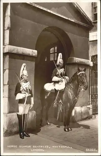 London Horse Guards Sentries Whitehall / City of London /Inner London - West