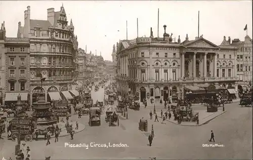 London Piccadilly Circus Kutsche  / City of London /Inner London - West